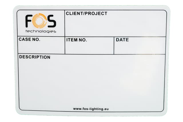 FOS Road Label klistremerke