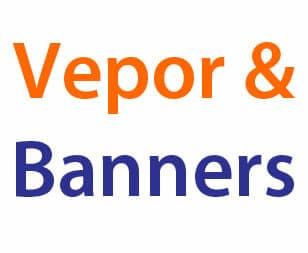 Banner og Veip i Tekstil