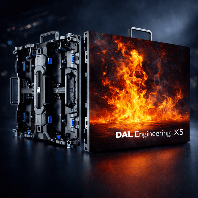 DAL Engineering X5+ Rental Series – Profesjonell LED-skjerm for utleie og scene