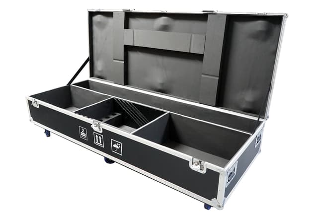 Pipe and Drape Flightcase for 4 sett