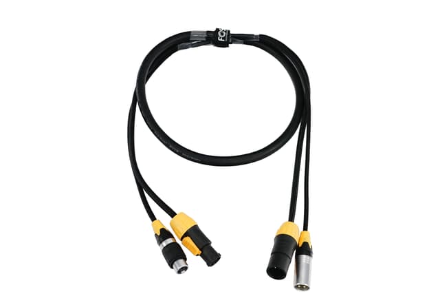 Profesjonell TruePowercon/DMX-kabel 1,5 meter