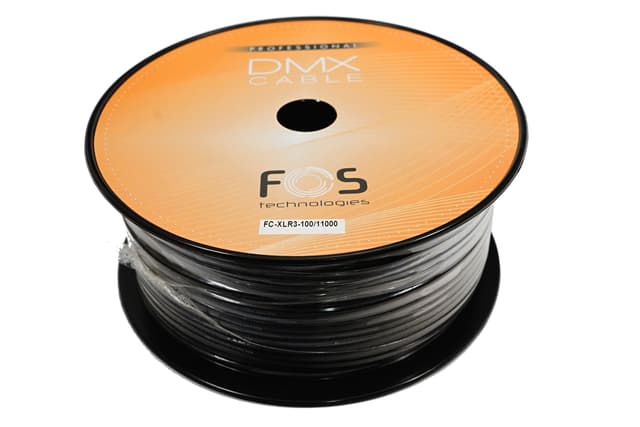 FC-XLR3-100 Professional DMX kabel 110 Ohm
