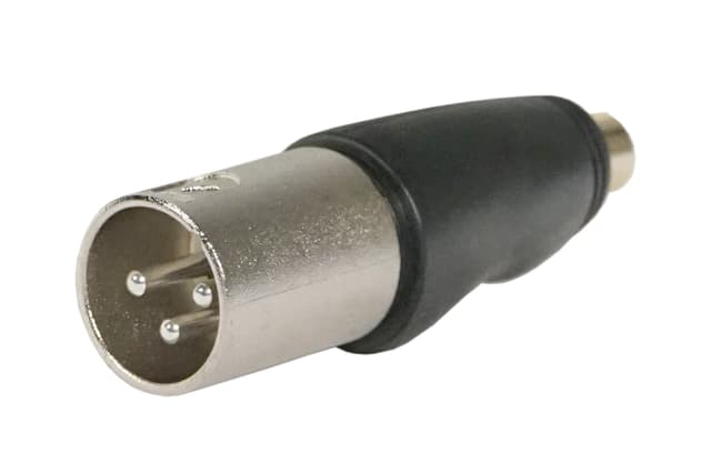 XLR (hann) til RCA (hunn) adapter