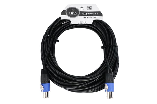 Speakon kabel IC-SPK-10 4P hann/hun 10m