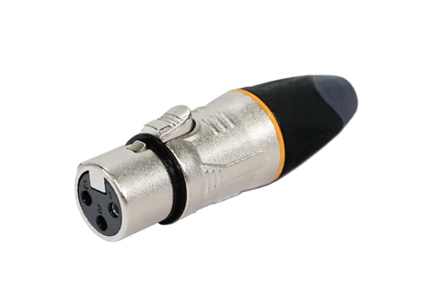 IC-XLRS-F XLR-kontakt, nikkelbelagt, hun