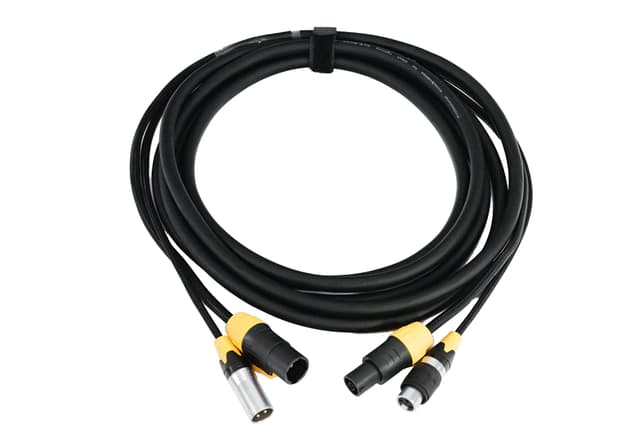 Profesjonell TruePowercon/DMX kabel 5 meter