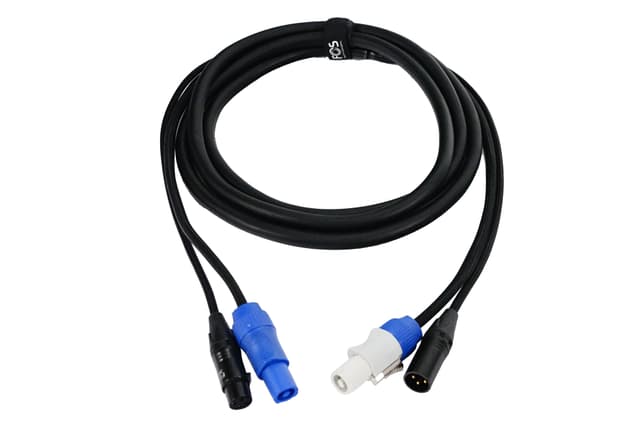 FC-PDC-3 Professional PowerCon / DMX kabel 3 meter