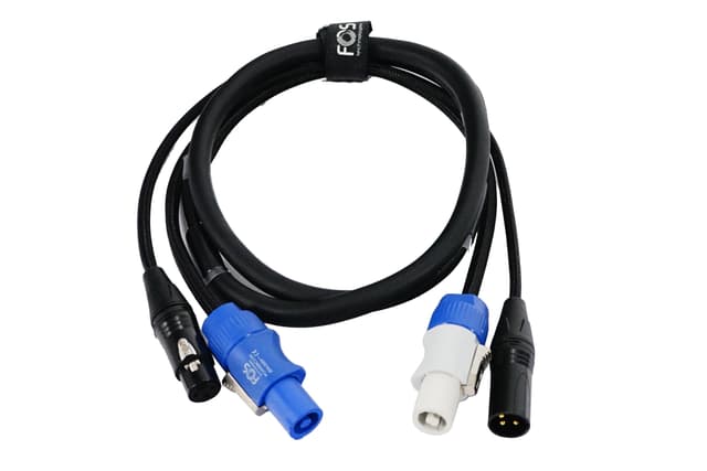 FC-PDC-1.5 Profesjonell PowerCon / DMX-kabel