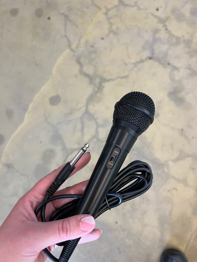 mikrofon med kabel