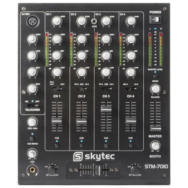 Skytec STM-7010 4 Channel DJ Mixer (outlet)