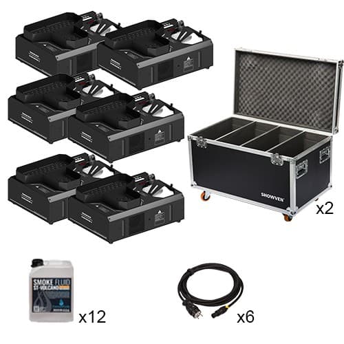 Smoke machine SMOKEJET SONICBOOM X 6 MACHINES