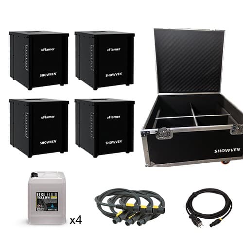 Flame Machine U-FLAMER MKII 4 MACHINES