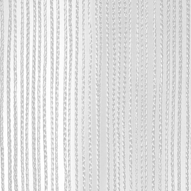 Wentex String Curtain White, 220 gram/m² Unpleated, 300 cm (W) x 300 cm (H)