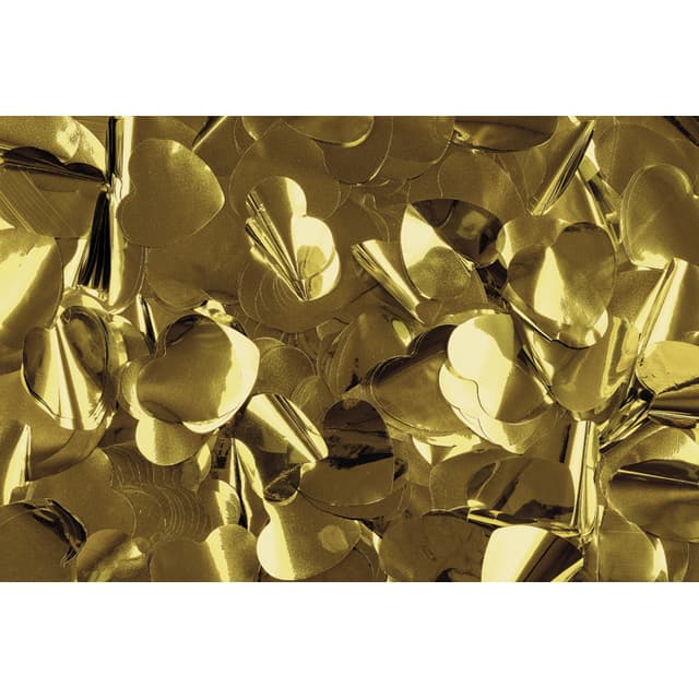 Showgear Show Confetti Metal Gold, Hearts,