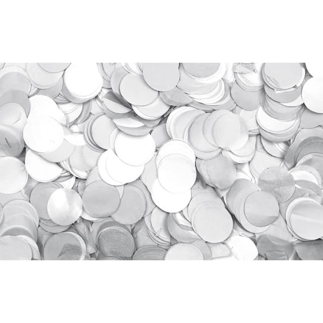 Showgear Show Confetti Round Ø55 mm White,