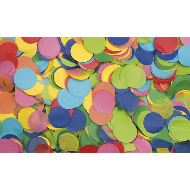 Showgear Show Confetti Round Ø55 mm Multicolour
