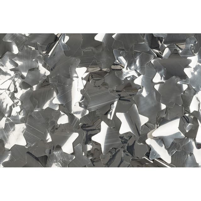 Showgear Show Confetti Metal Silver, Stars