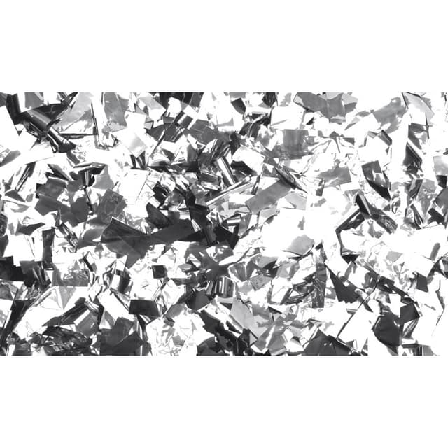 Showgear Show Confetti Metal Silver, Rectangle