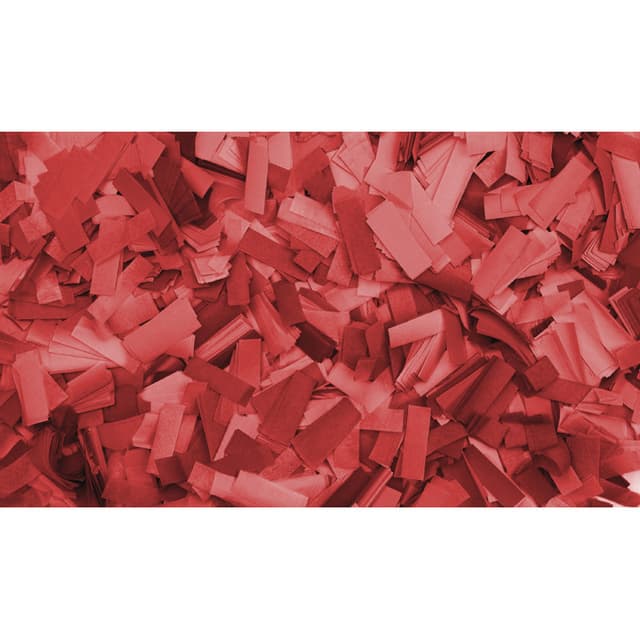 Showgear Show Confetti Rectangle 55 x 17 mm Red