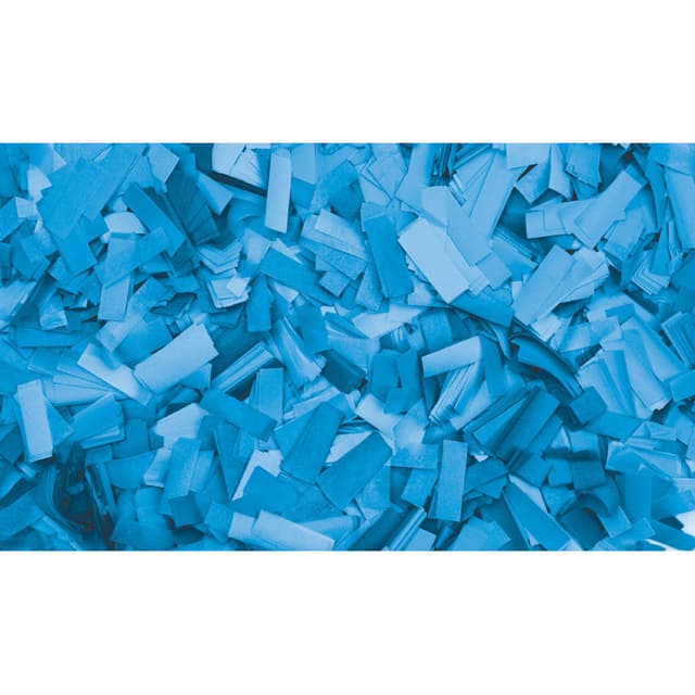 Showgear Show Confetti Rectangle 55 x 17 mm Clear blue