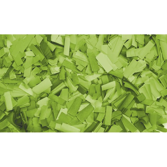 Showgear Show Confetti Rectangle 55 x 17 mm Clear green,