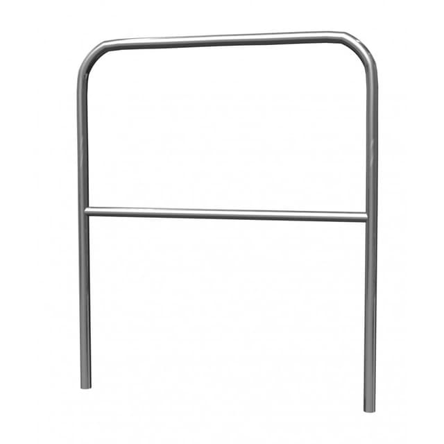 SBA 06 - Aluminium, bøyd rekkverk 1m